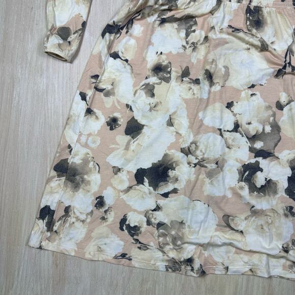 NWT LuLaRoe Jody Elegant Beach Floral Romantic Feminine Long Sleeve Dress XL - Picture 5 of 15